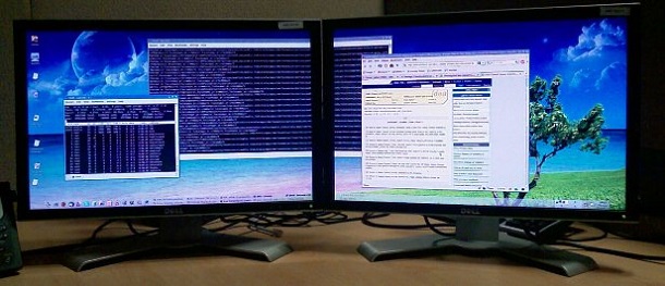 dual monitor setup in windows 10