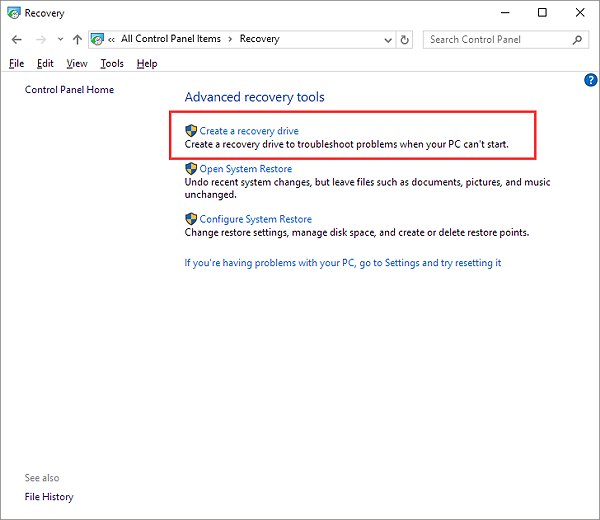 windows 10 recovery tool free download