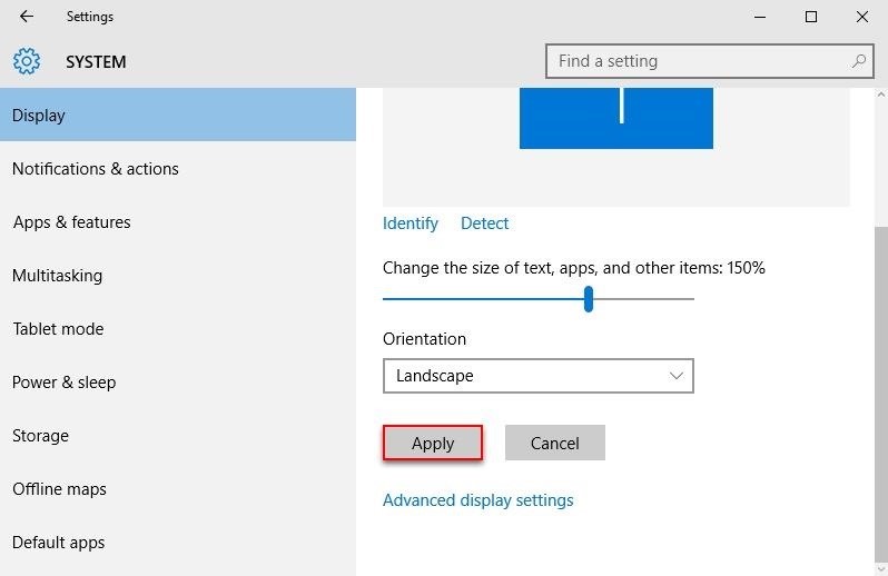 how to change icon size in windows 10
