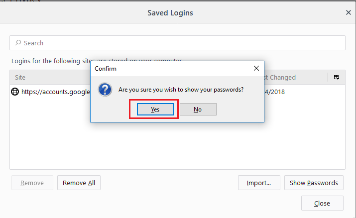 View saved password in Firefox - WindowsClassroom