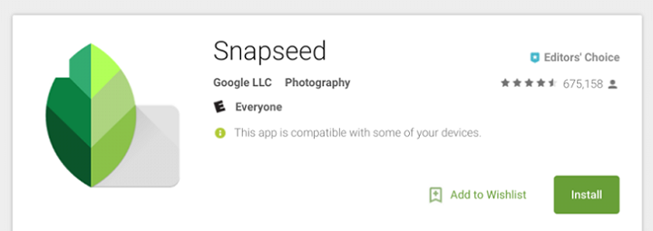 snapseed apk download for pc