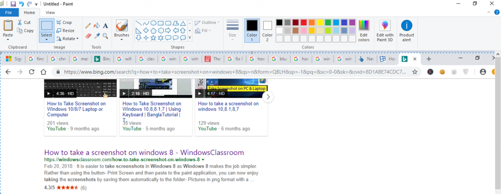 How to take a screenshot on windows 8, 10 - WindowsClassroom