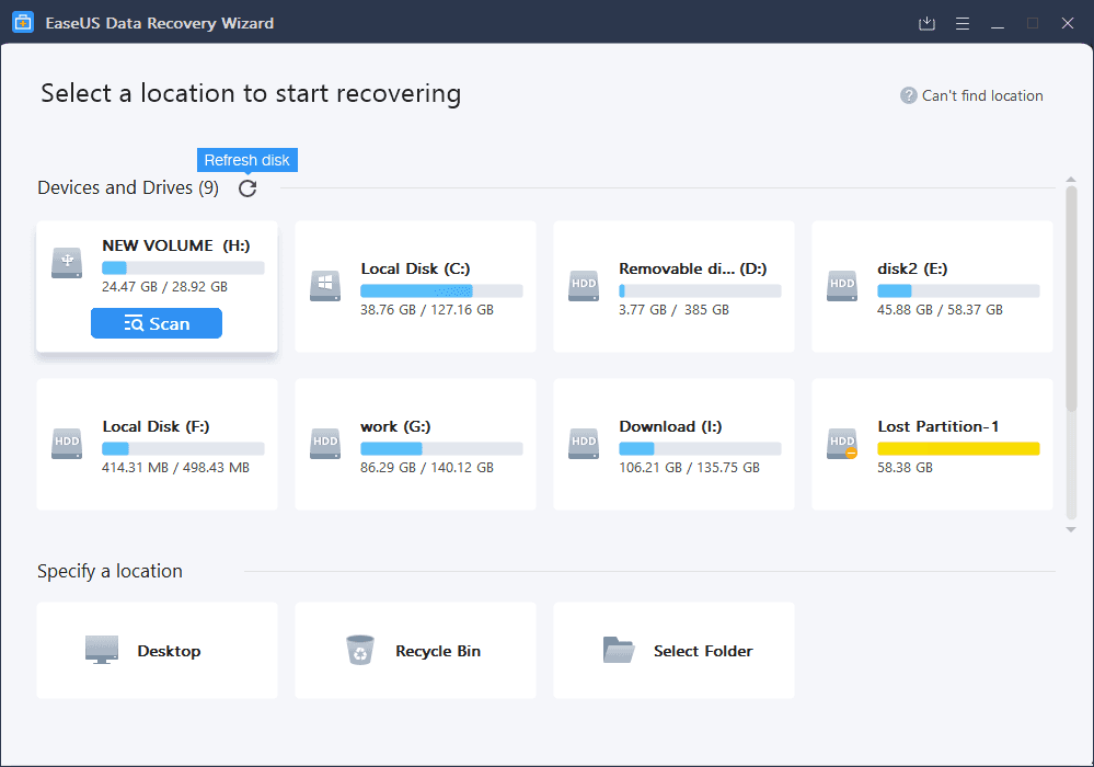 recover deleted files from recycle bin