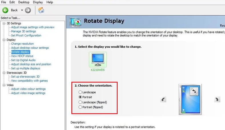 how to rotate screen windows 10