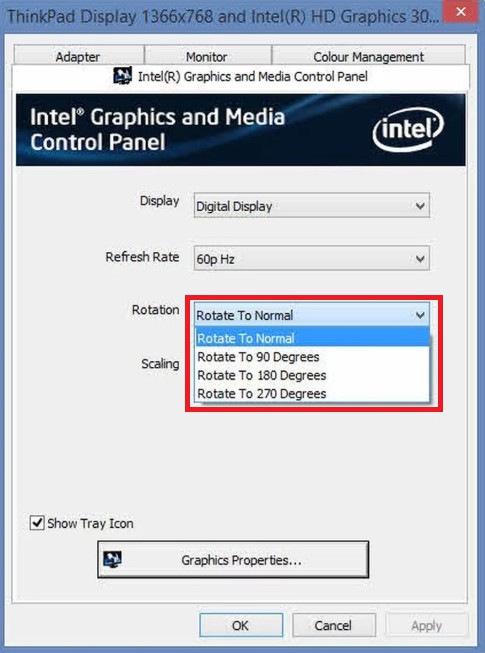 how to rotate screen on laptop