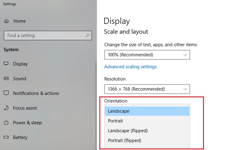 {SOLVED} How to Rotate Screen Windows 10 - WindowsClass