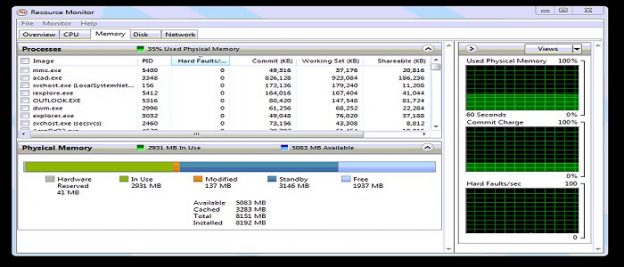 Resource Monitor Server 2008 R2 Some Facts About Resource Monitor - WindowsClassroom