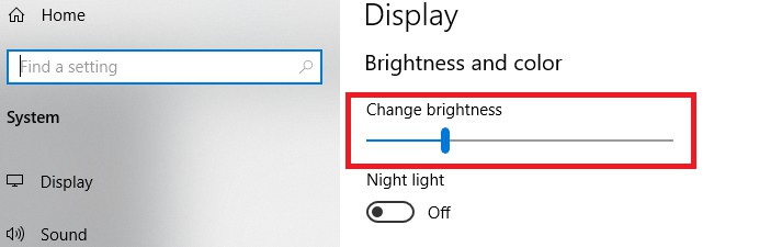 windows 10 when screen is bright it gets brighter and dark it gets darker