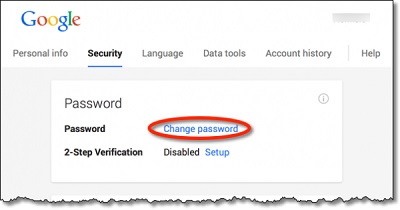 How to Change Gmail Password