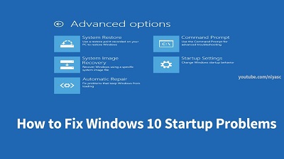 windows 10 startup problems