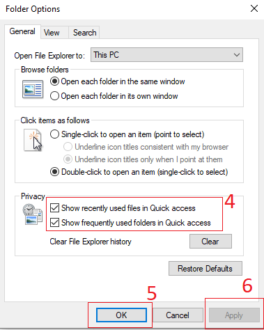 how to get quick access in windows 10
