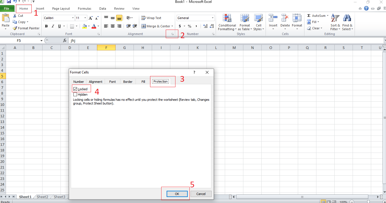 SOLVED How to Lock Excel Cell - WindowsClassroom