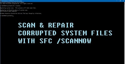 sfc scannow windows 10