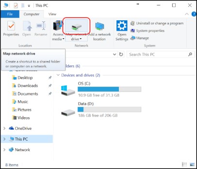 drive mapping to sharepoint