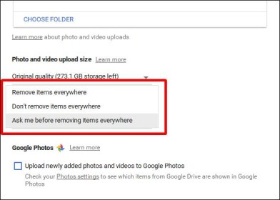 google drive sync folder