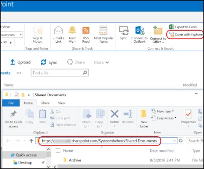 open sharepoint using internet explorer