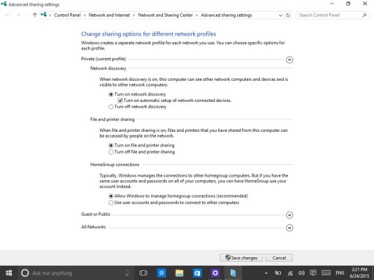 turn on network discovery windows 10