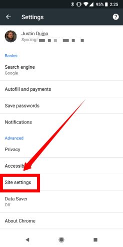 disable autoplay videos chrome in android