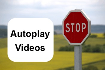 stop autoplay videos in chrome browsers