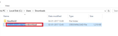 crdownload file extension