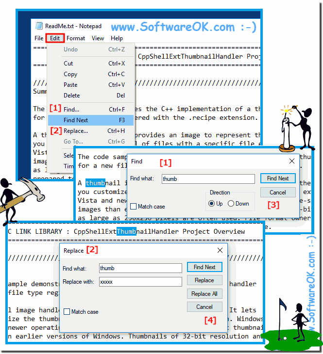 How To Search Words In Notepad