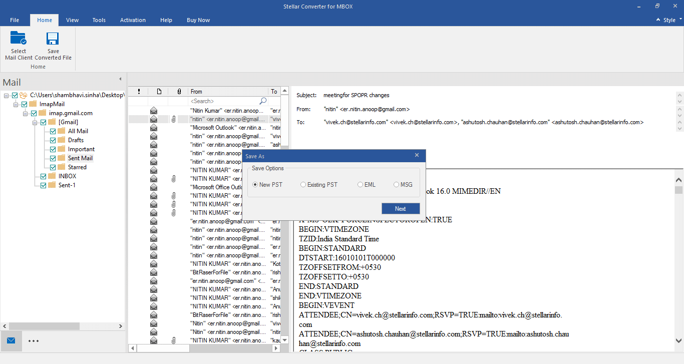 convert mbox to pst file